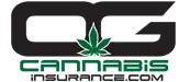 OG Cannabis Insurance logo featuring the letters "OG" and a green cannabis leaf, representing specialized insurance services for the cannabis industry.