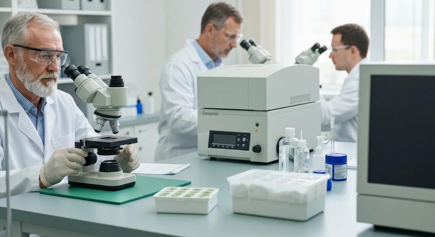 Laboratory testing for product quality and contamination in cannabis manufacturing