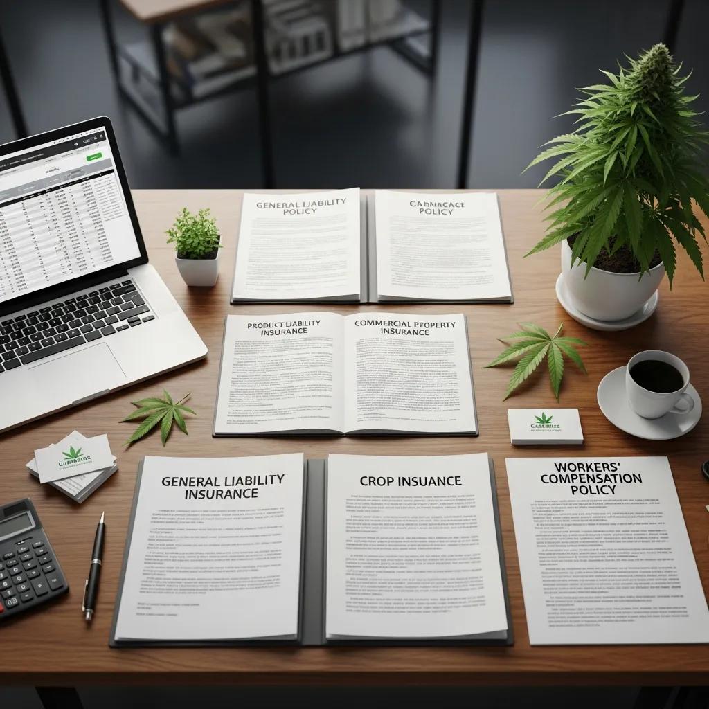 Insurance policy documents for cannabis businesses in California