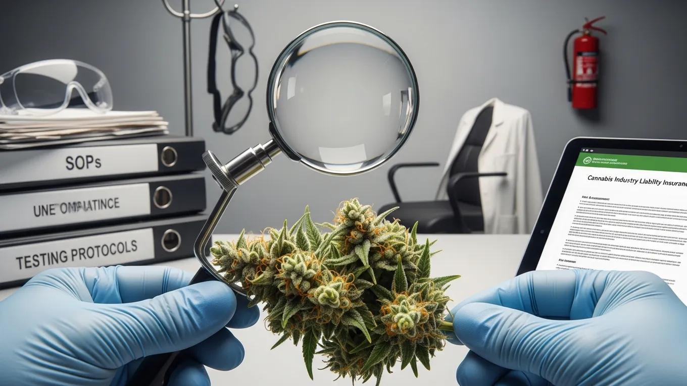 Inspection of cannabis product for quality assurance in a compliance-focused environment